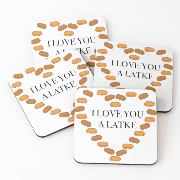 Item preview, Hanukkkah Series: I Love You a Latke designed and sold by Jgeivett.