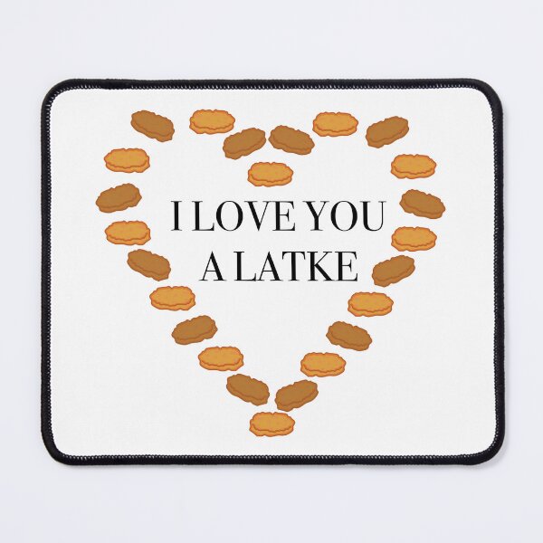 Item preview, Hanukkkah Series: I Love You a Latke designed and sold by Jgeivett.