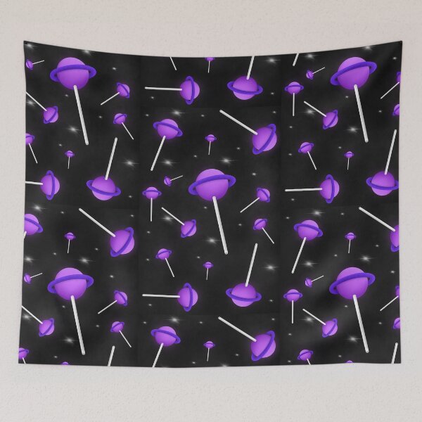 Aperçu de l'œuvre Bonbons cosmiques violets créée et vendue par briestudio.
