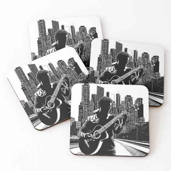 Item preview, Rock in the city designed and sold by NotesForMusic.