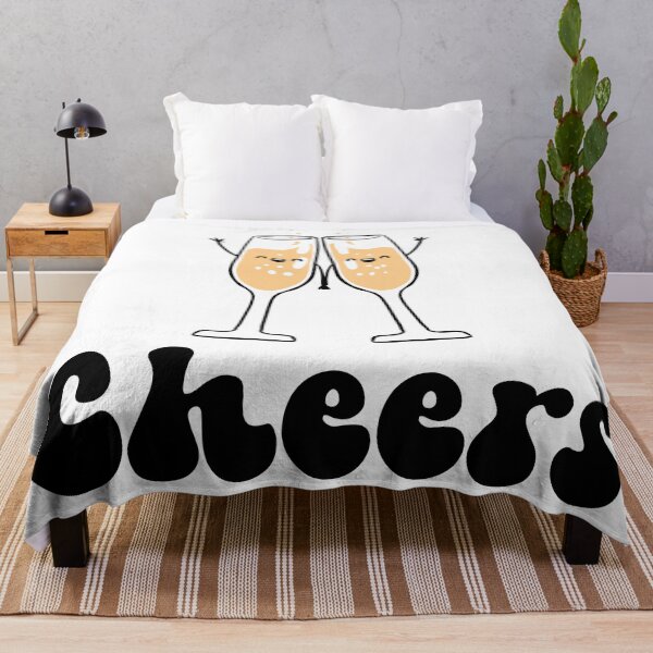 Item preview, Cheers - Happy New Year 2024, Cute Sparkling Wine Glasses Toast Celebration (Black and Sparkling Design) designed and sold by Spiprinto.
