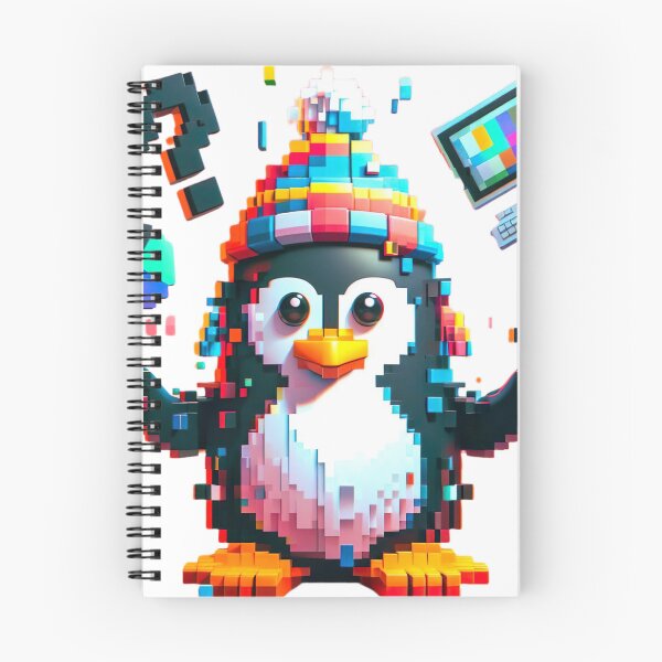 Item preview, Glitch Pixel Penguin vui nhộn: Nghệ thuật kỹ thuật số kỳ lạ với bầu không khí hài hước designed and sold by Huycao211.