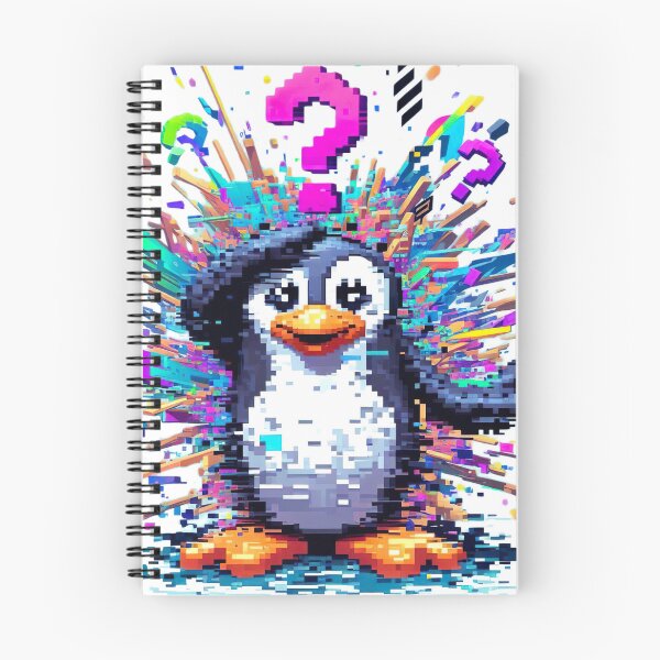 Item preview, Glitch Pixel Penguin vui nhộn: Nghệ thuật kỹ thuật số kỳ lạ với bầu không khí hài hước designed and sold by Huycao211.
