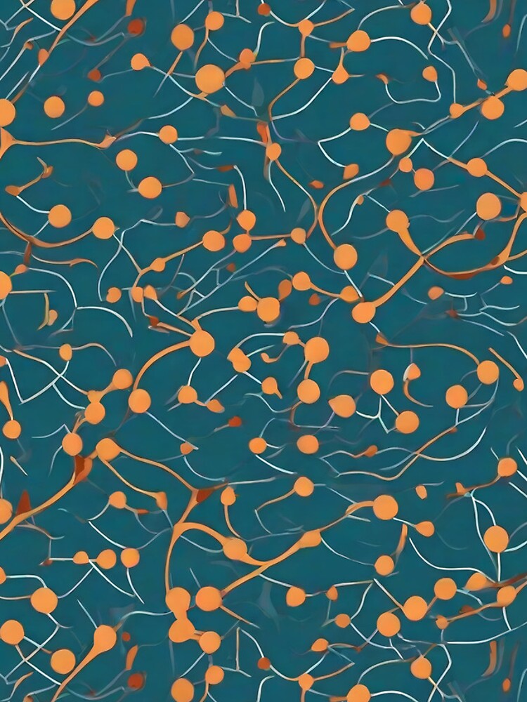 Thumbnail 4 of 4, iPhone Case, Neural Networks Pattern designed and sold by Patternliss.