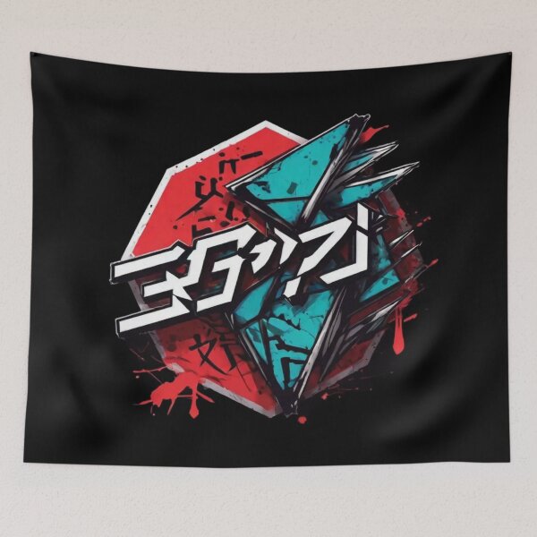 Item preview, Chinese Graffiti, Tag, Lo Pan Gang, Logo Design designed and sold by Burn-Ego.