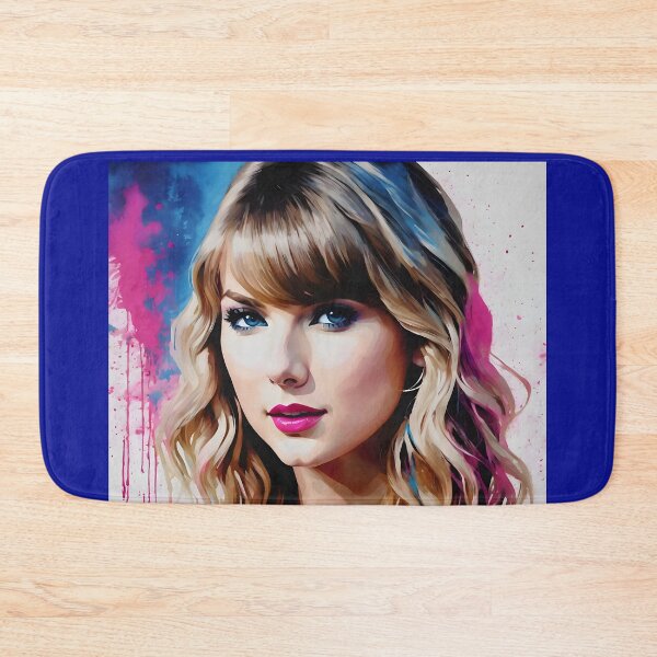 Item preview, Taylor Swift Portrait in Heavy Ink w/blue and pink ink focus designed and sold by Dan Farsaci.