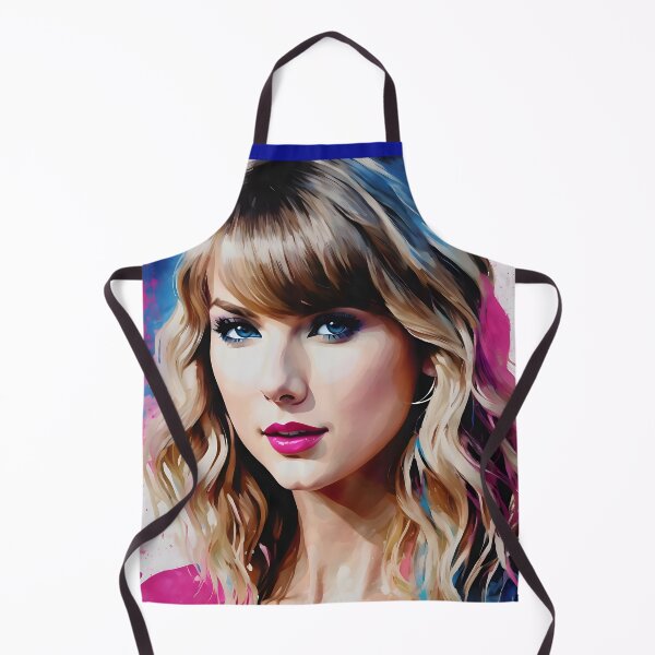 Item preview, Taylor Swift Portrait in Heavy Ink w/blue and pink ink focus designed and sold by Dan Farsaci.