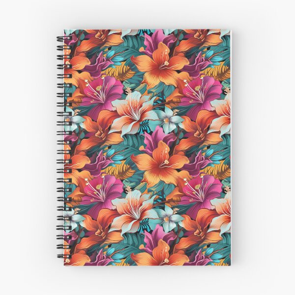 Item preview, Vibrant Modern Floral Pattern Tiled designed and sold by draegenDesign.
