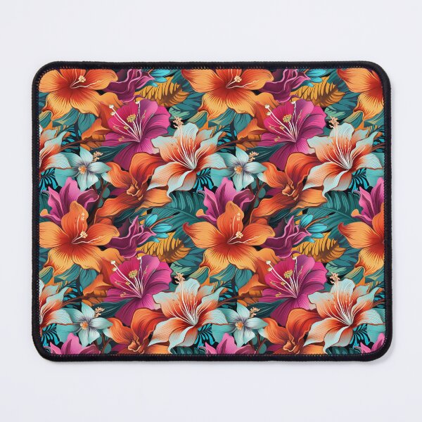 Item preview, Vibrant Modern Floral Pattern Tiled designed and sold by draegenDesign.