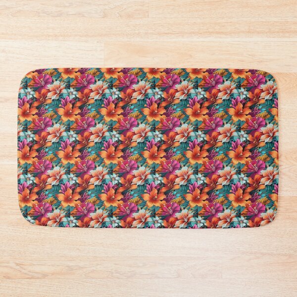 Item preview, Vibrant Modern Floral Pattern Tiled designed and sold by draegenDesign.