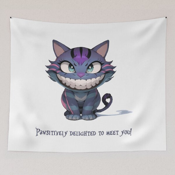 Item preview, Cheshire Kitten | Pawsitively deslighted to meet you! designed and sold by Vestax159.