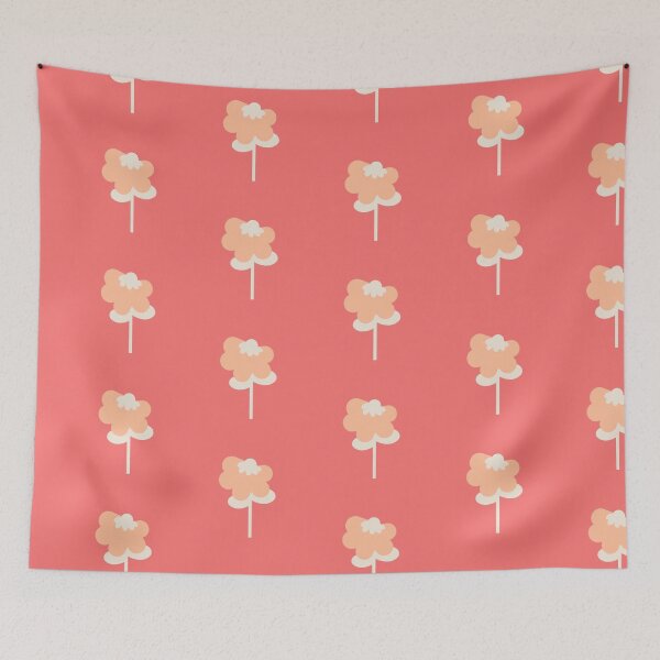Item preview, Flower Sunning, Pantone Peach designed and sold by MossyMaine.