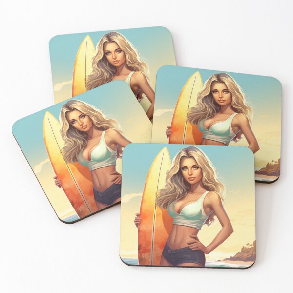 Item preview, Surfer chick designed and sold by TheOosh.
