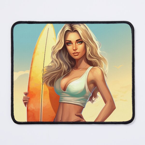 Item preview, Surfer chick designed and sold by TheOosh.