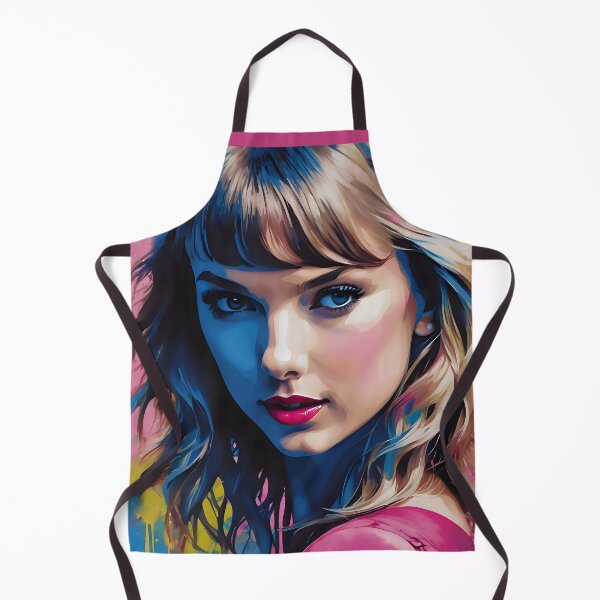 Item preview, Taylor Swift Portrait in Heavy Ink w/Pink and blue ink focus designed and sold by Dan Farsaci.