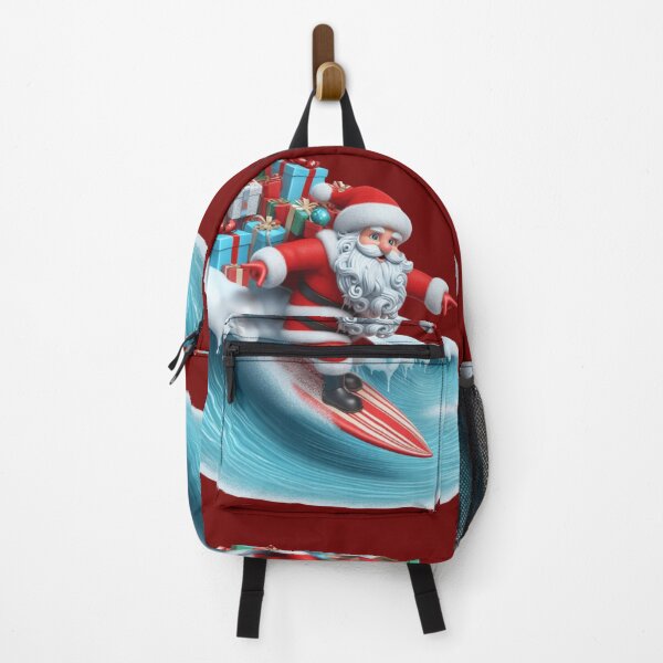 Item preview, Santa Claus Surfing with Gifts - Christmas Design designed and sold by erkabees.