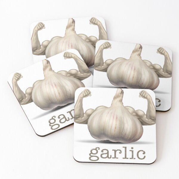 Item preview, Garlic power concept as a flavorful delicious medicinal healthy food ingredient designed and sold by lightidea.