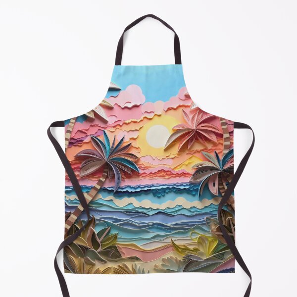 Item preview, Tropical Beach Layered Paper designed and sold by HausKatz.