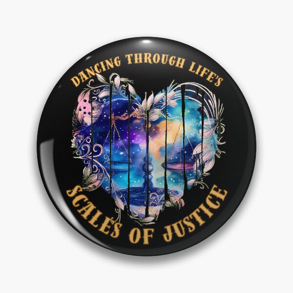 Item preview, Dancing Through Life's Scales Of Justice. libra sign designed and sold by ZodiacWonders.