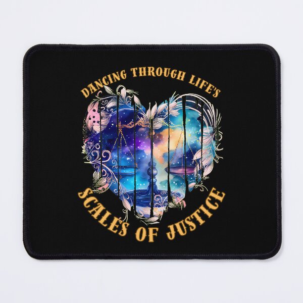 Item preview, Dancing Through Life's Scales Of Justice. libra sign designed and sold by ZodiacWonders.