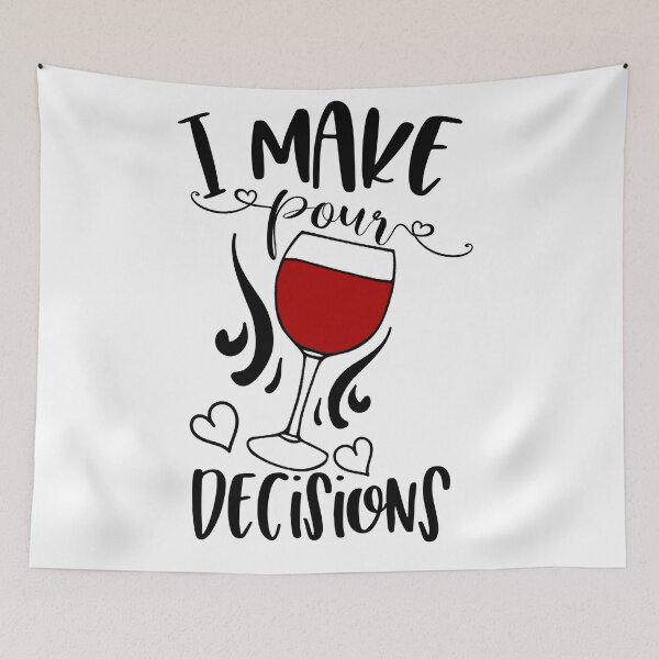 Item preview, IMakePourDecisionsWine designed and sold by sellstorm.