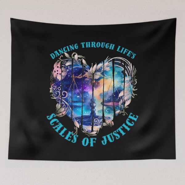 Item preview, Dancing Through Life's Scales Of Justice. libra birthday designed and sold by ZodiacWonders.