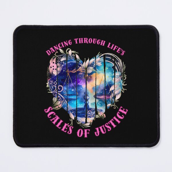 Item preview, Dancing Through Life's Scales Of Justice. libra zodiac sign designed and sold by ZodiacWonders.