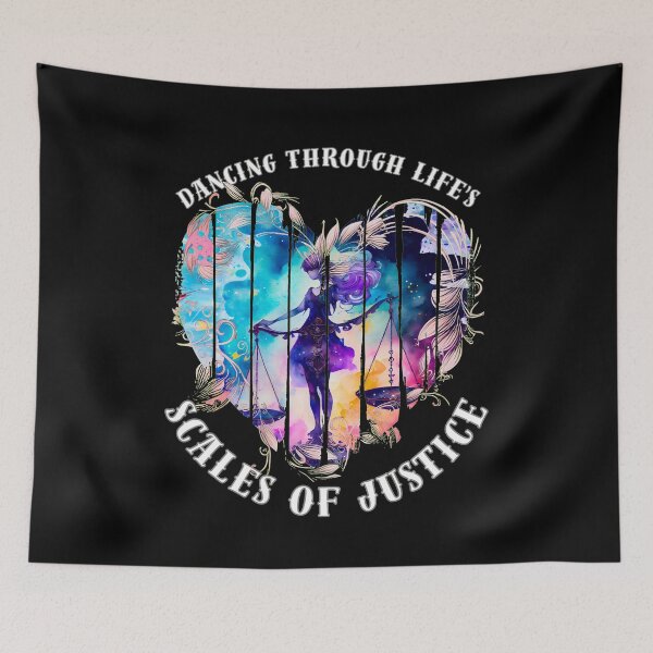 Item preview, Dancing Through Life's Scales Of Justice. libra astrological sign designed and sold by ZodiacWonders.