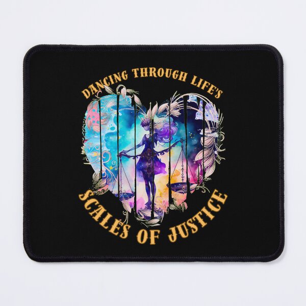 Item preview, Dancing Through Life's Scales Of Justice. libra personality designed and sold by ZodiacWonders.