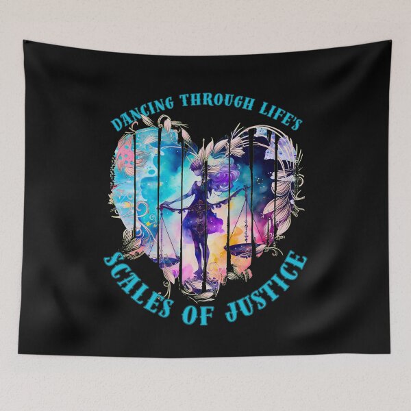 Item preview, Dancing Through Life's Scales Of Justice. funny libra designed and sold by ZodiacWonders.