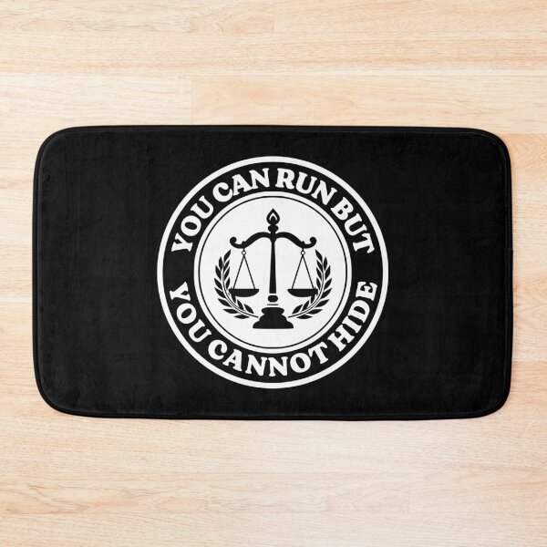 Item preview, LAWYER UP! YOU CAN RUN, BUT THE SCALES ALWAYS TIP TRUE (LAW STUDENT) designed and sold by kcaandwu.