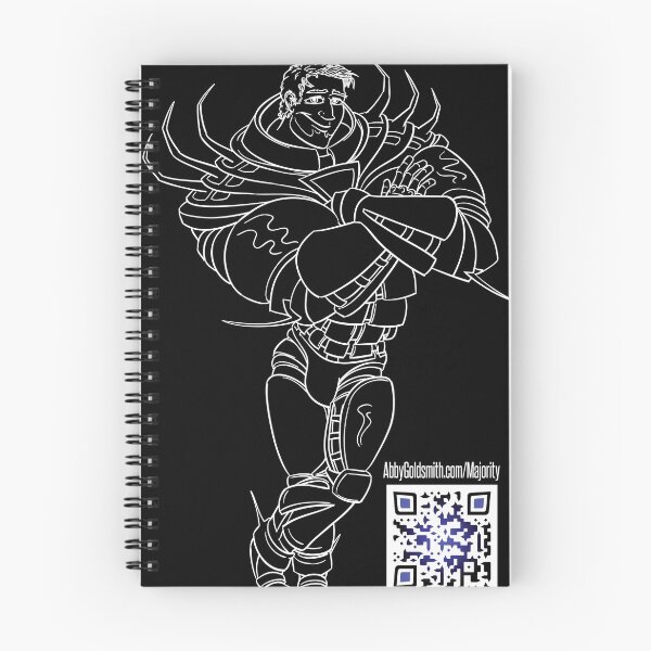Item preview, Ariock: white line art designed and sold by Abby Goldsmith.