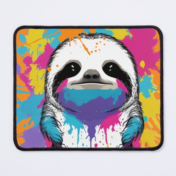 Item preview, Cute Colorful Sloth  designed and sold by TugForkFinds.
