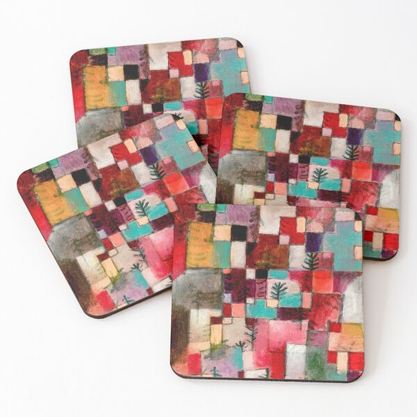 Item preview, Red green and Violet-Yellow Rhythms  by Paul Klee - Great Arts designed and sold by InHerits.