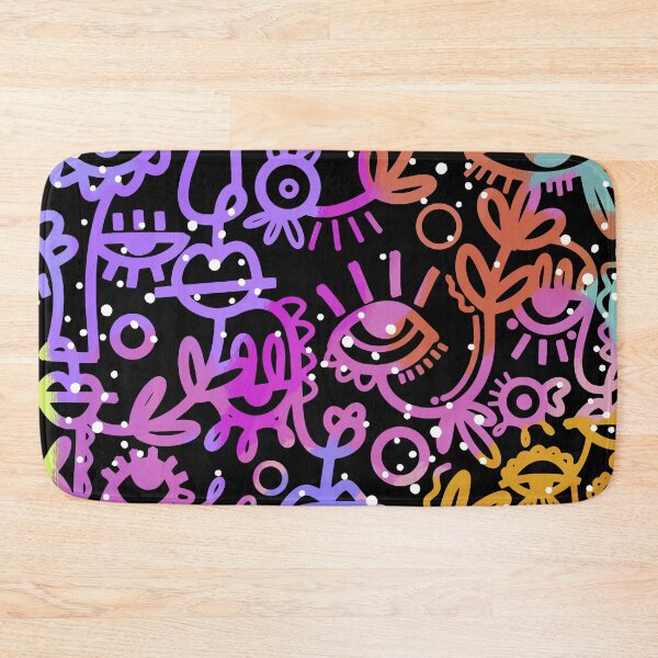Item preview, Colorful linear faces designed and sold by ANDREASILVESTRI.