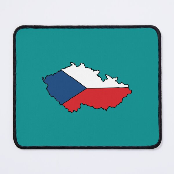Item preview, Czech Republic country shape flag designed and sold by Rachael Taylor.