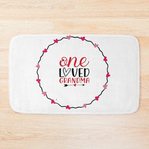 Item preview, One Loved Grandma in Heart Round Frame  designed and sold by lindab142.
