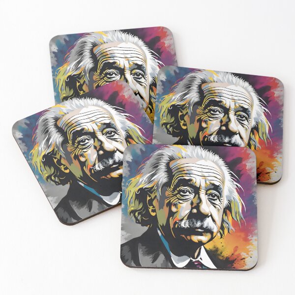 Item preview, Einstein Portrait in Heavy Ink  designed and sold by Dan Farsaci.