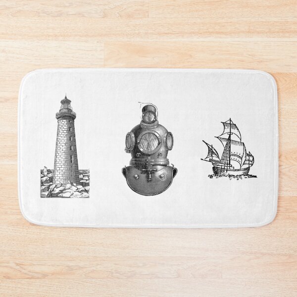 Item preview, Lighthouse, Diving Helment, Ship designed and sold by ellenmueller.