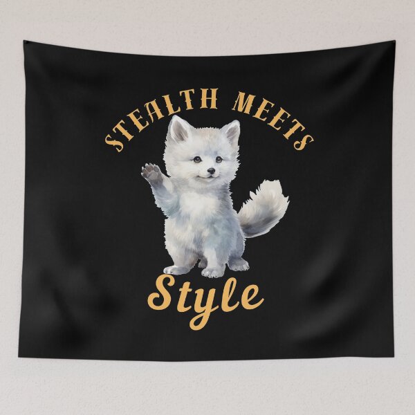 Item preview, Stealth Meets Style. fox saying designed and sold by FoxVibes.