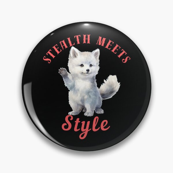 Item preview, Stealth Meets Style. retro fox designed and sold by FoxVibes.