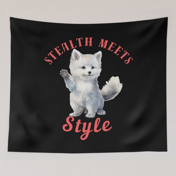 Item preview, Stealth Meets Style. retro fox designed and sold by FoxVibes.
