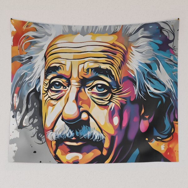 Item preview, Einstein Portrait v2 designed and sold by Dan Farsaci.