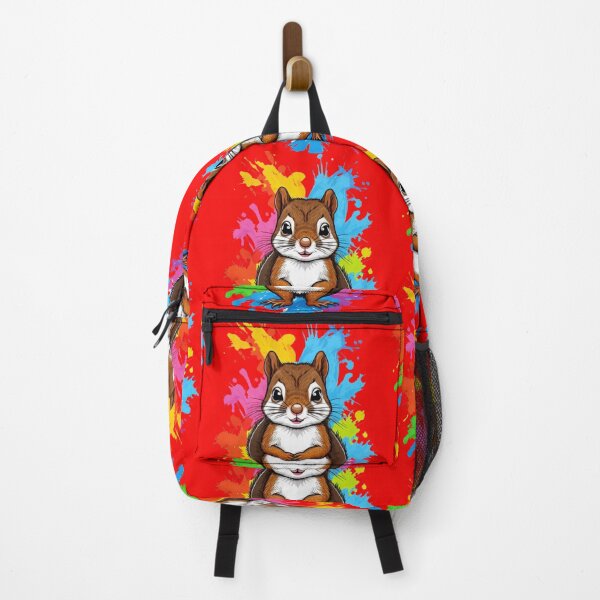 Item preview, Quirky Colorful Squirrel designed and sold by TugForkFinds.