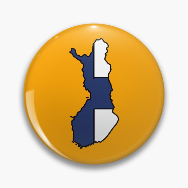 Item preview, Finland country shape flag designed and sold by Rachael Taylor.