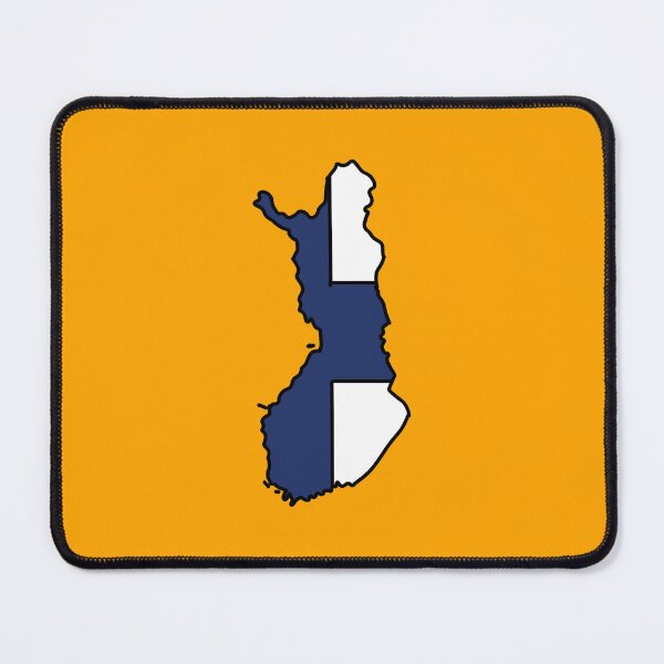 Item preview, Finland country shape flag designed and sold by Rachael Taylor.