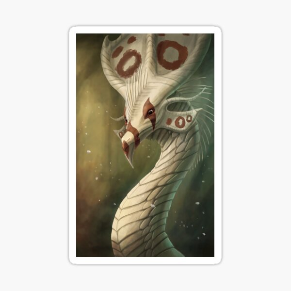 Deep Forest Dragon Sticker