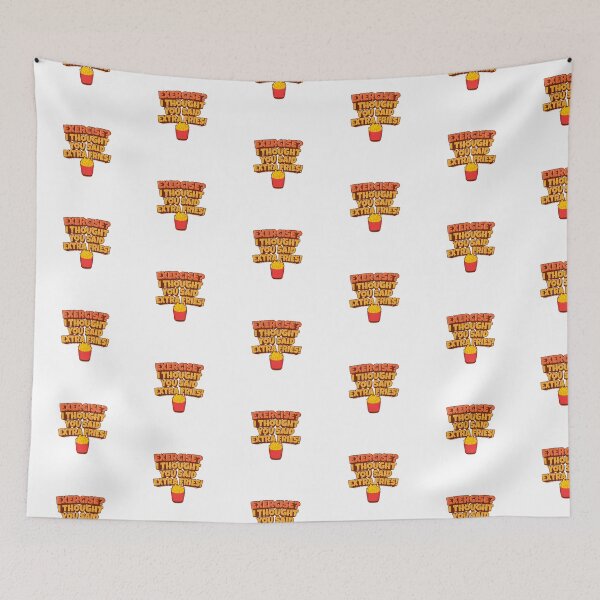 Item preview, Exercise? I Thought You Said Extra Fries! - Funny T-Shirt, Joke gift designed and sold by Vision-Tees.