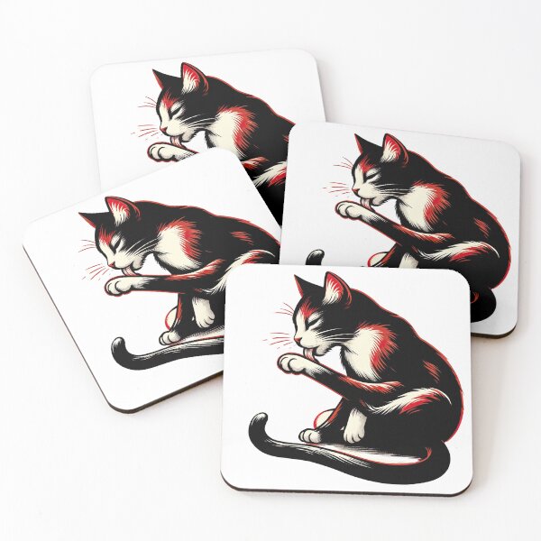 Item preview, Milo's Purrfect Clean: A Tabby's Grooming Moment designed and sold by FayeWong.