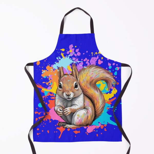 Item preview, Quirky Colorful Squirrel designed and sold by TugForkFinds.